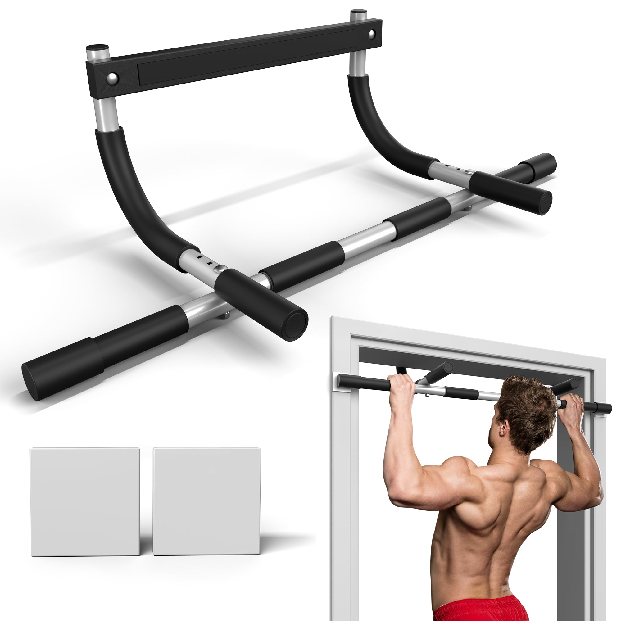 Pull Up Bar Wall Mount Chin Up Bar Power Pull Up Home Gym Fitness