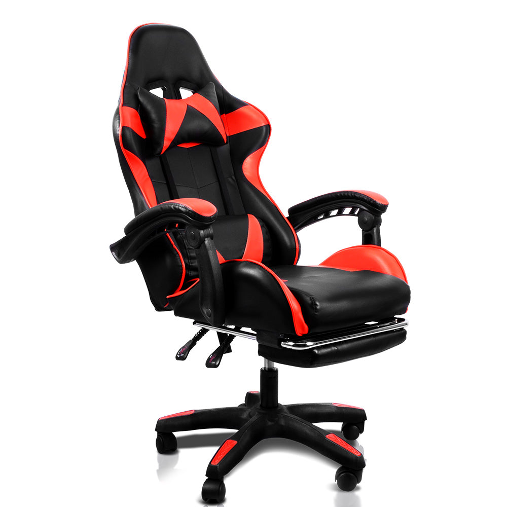 Chaise de bureau Nidouillet chaise gamer avec repose-tête AB065