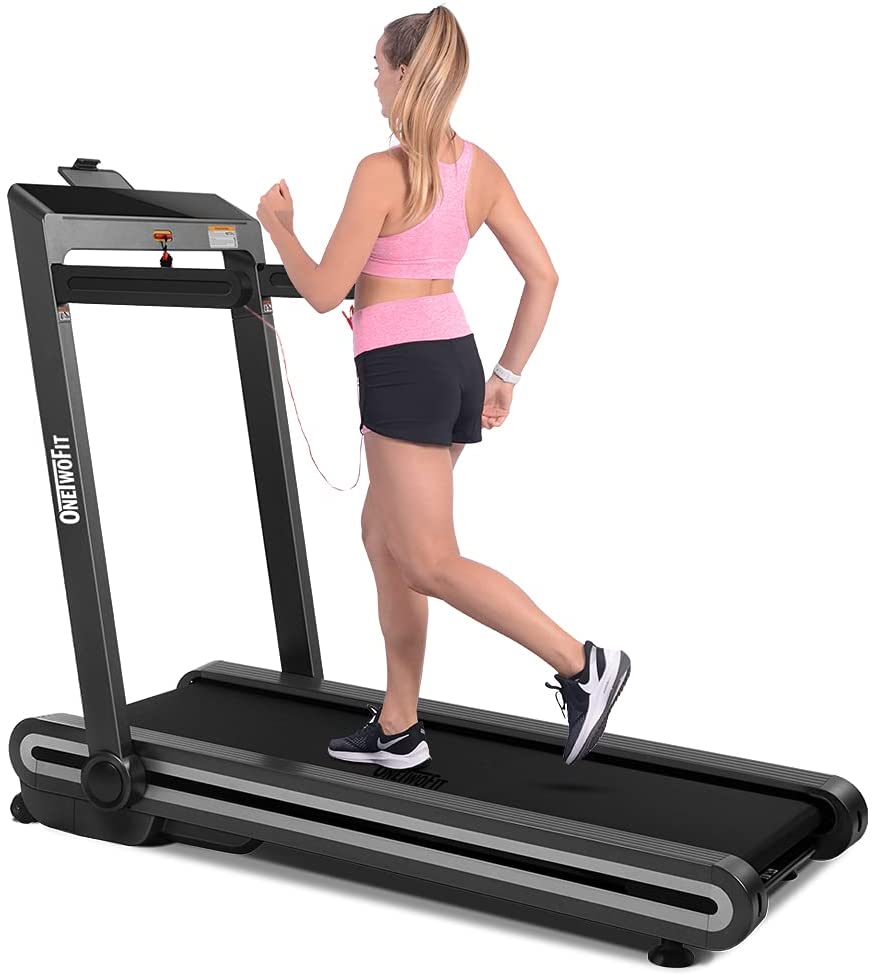 Multifunctional Smart Home Treadmill With Auto Incline And Foldable Wide Deck OT0330