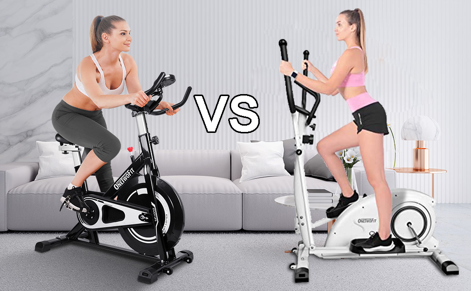 Stationary bike top and elliptical