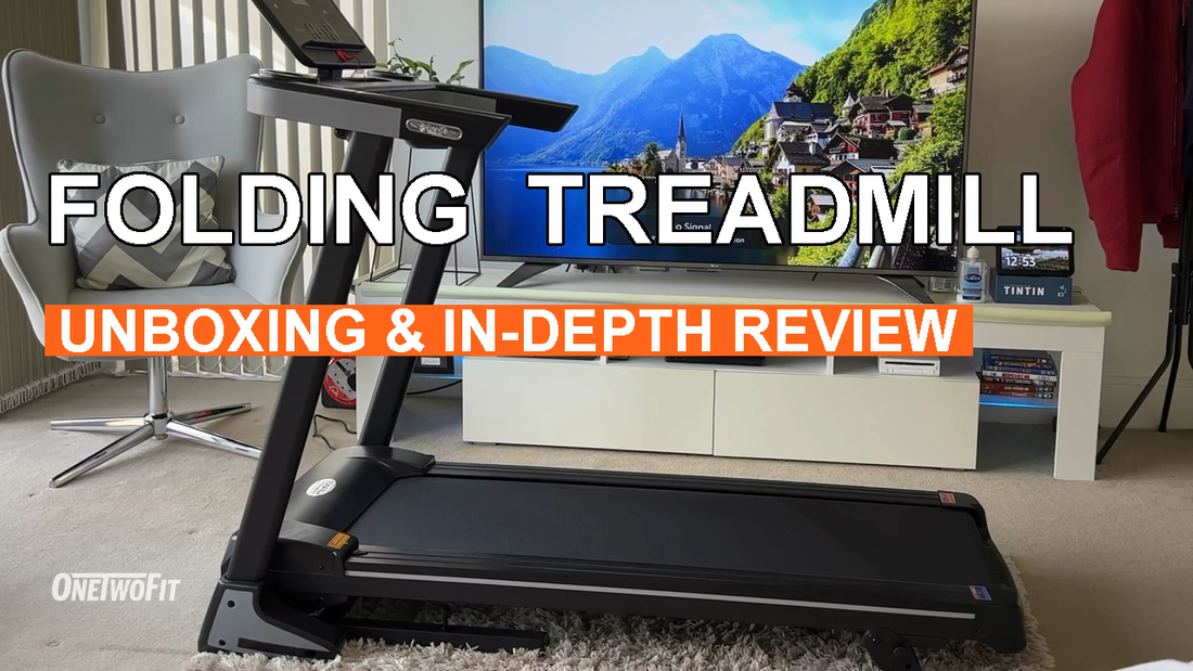Folding Electric Treadmill OT158 Unboxing Assembly In Depth Revie OneTwoFit Health Fitness