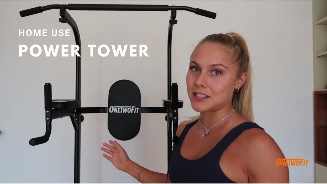 Power Tower Standing Pull Up Bar OT061 Review by Lisa | ONETWOFIT