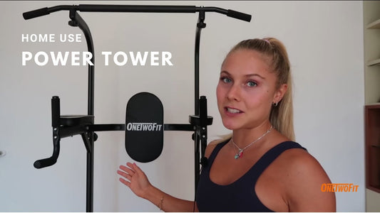 Power Tower Standing Pull Up Bar OT061 Review by Lisa | ONETWOFIT