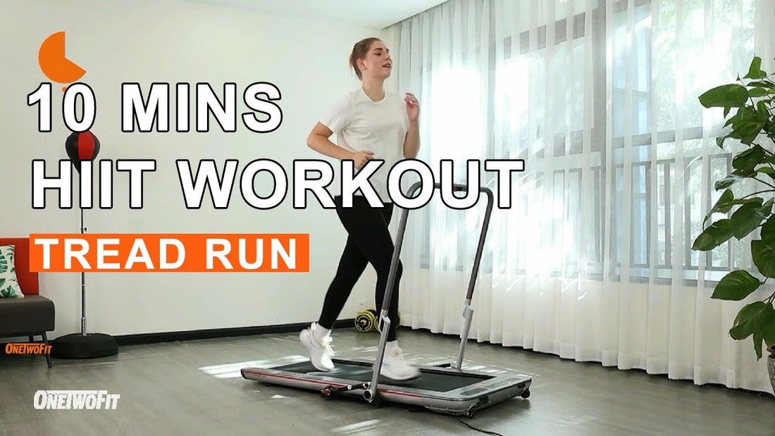 10 min HIIT treadmill workout 2022 | OneTwoFit OT323UK