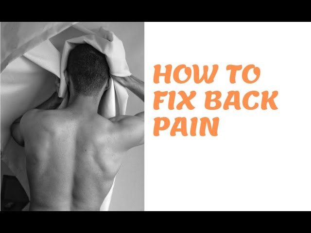 2 Exercises to Back Pain Relief with Pull Up Bar and Yoga at Home | OneTwoFit OT076