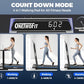 Onetwofit Walking Pad with Incline, Electric Treadmill Under Desk Running Machine Space Saving with LED Display  for Home Office