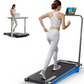 Onetwofit Walking Pad with Incline, Electric Treadmill Under Desk Running Machine Space Saving with LED Display  for Home Office