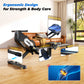 ONETWOFIT Rowing Machines Foldable For Home Gym, Folding Magnetic Rower Machine, Dual Slide Rails 16 Levels Of Quiet Resistance, 350lbs Weight Capacity