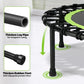 ONETWOFIT Foldable Rebounder Trampoline for Adults, 45" Mini Fitness Trampoline W/Adjustable Foam Handle Bungees, Quiet Exercise Trampoline Max Load 330lbs