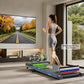 ONETWOFIT Folding Treadmill for Home,Foldable Walking Treadmill,Desk treadmill,Electric Treadmill with Max Speed/Space Save/Fixed Incline/264lbs High Weight Capacity for Home Office Machine