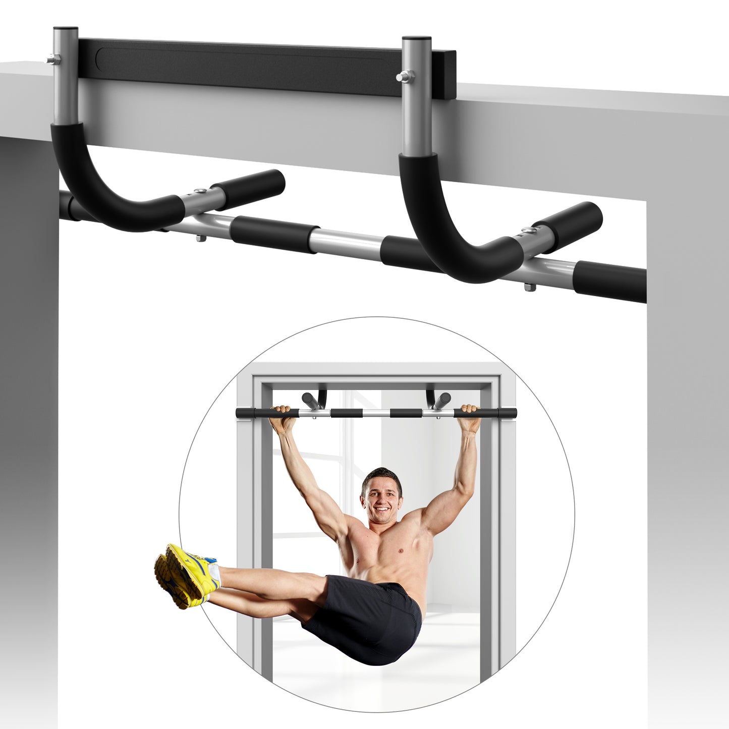 ONETWOFIT Pull Up Bar for Doorway