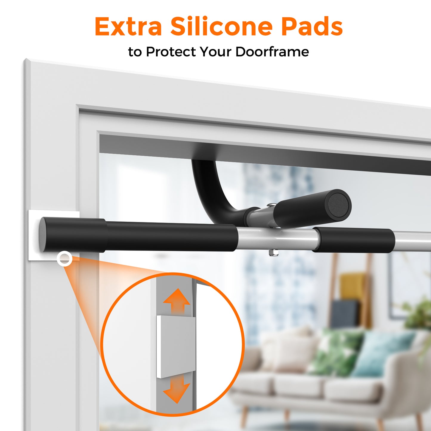 ONETWOFIT Pull Up Bar for Doorway