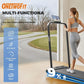 Onetwofit Walking Pad with Incline, Electric Treadmill Under Desk Running Machine Space Saving with LED Display  for Home Office