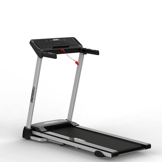 Pro treadmill with real-time data with  LED screen with heart rate monitoring with wide flat folding OT314