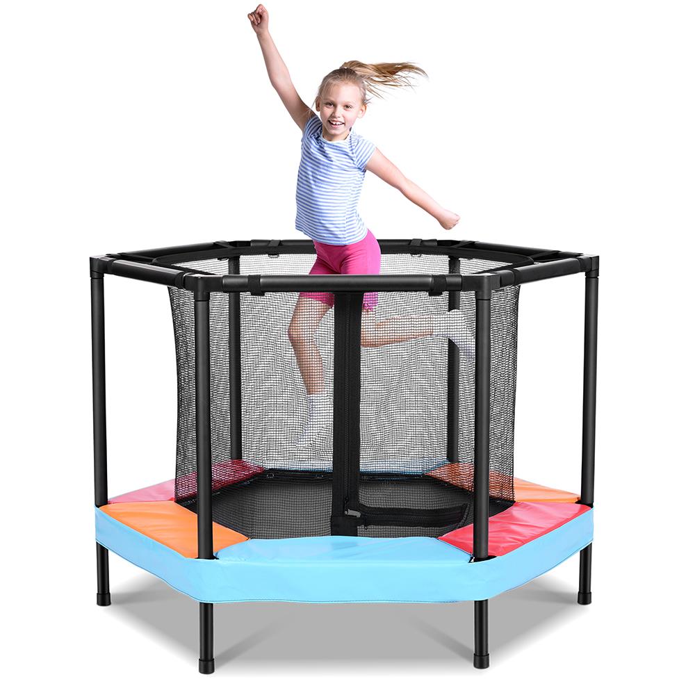 OneTwoFit 48 Inch Foldable Kid's Mini Trampoline OT313