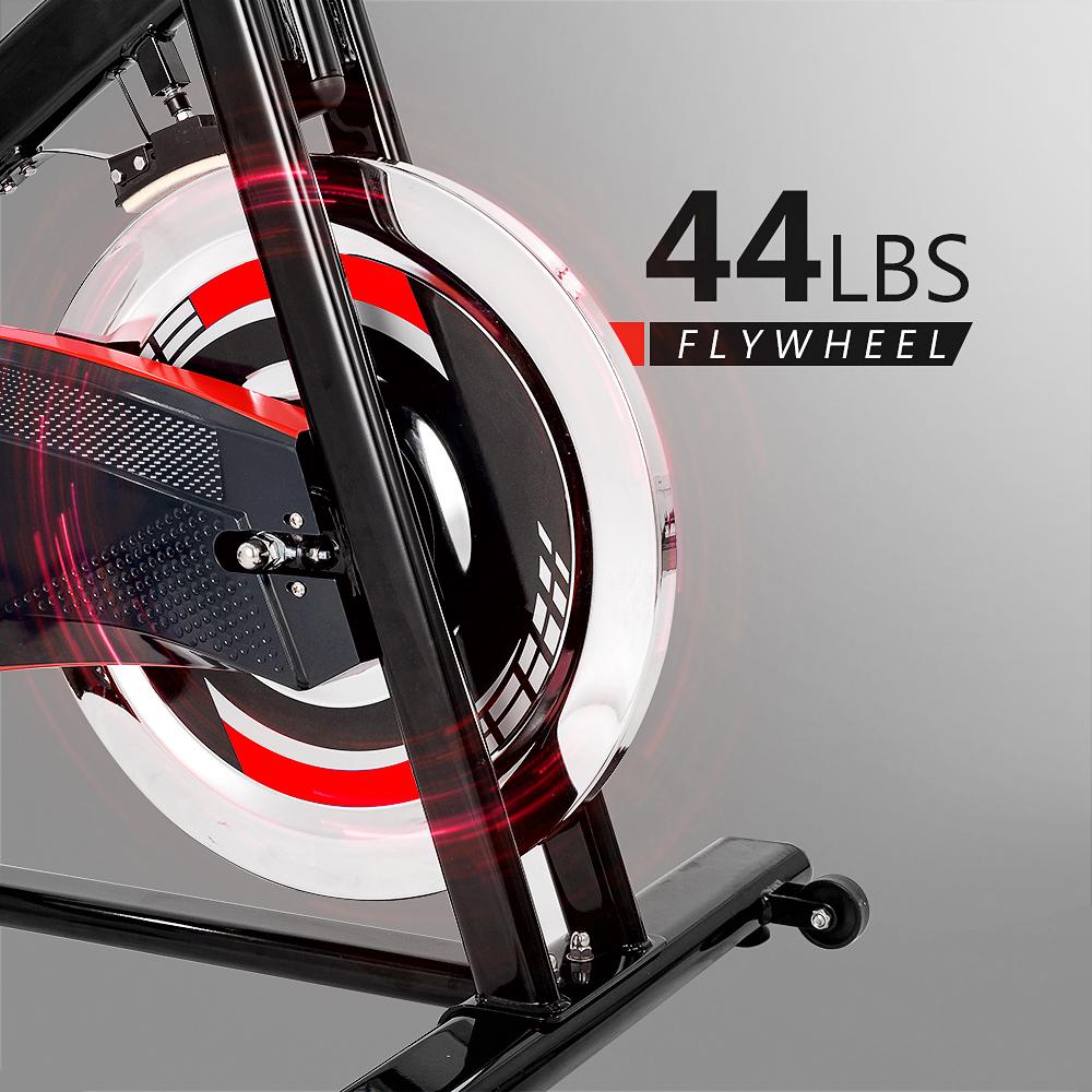 Belt Drive Indoor Cycling Bike with 49 LB Flywheel