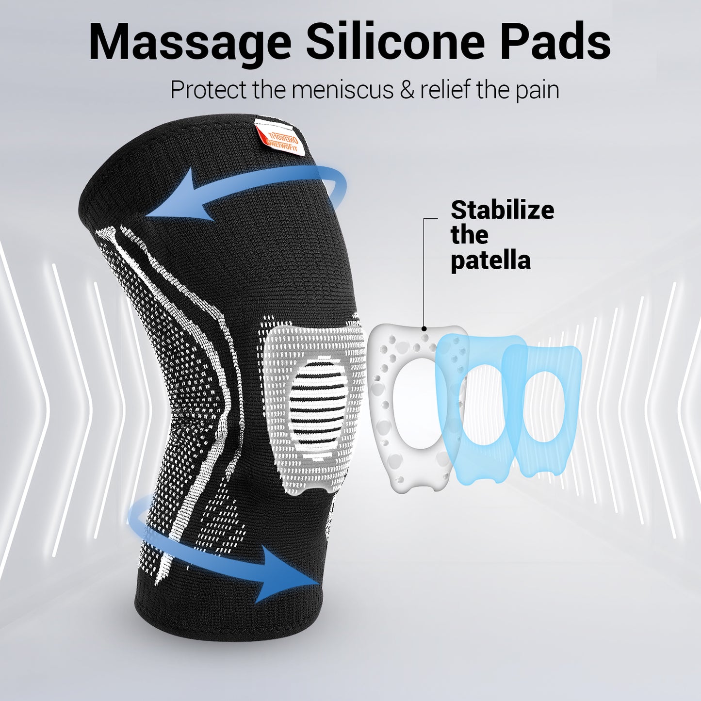 BRACECOM Knee Brace with Pad