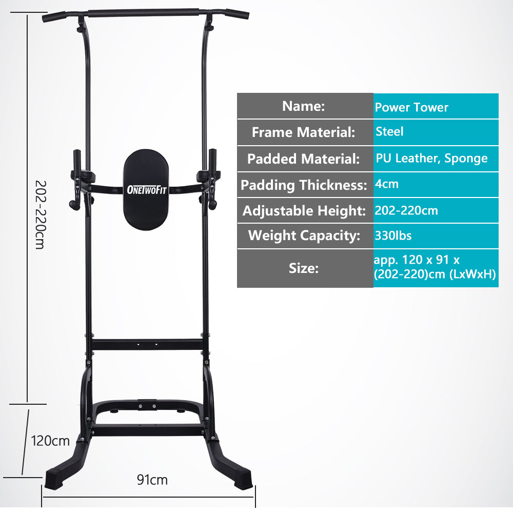 OneTwoFit Multifunctional Power Tower OT061