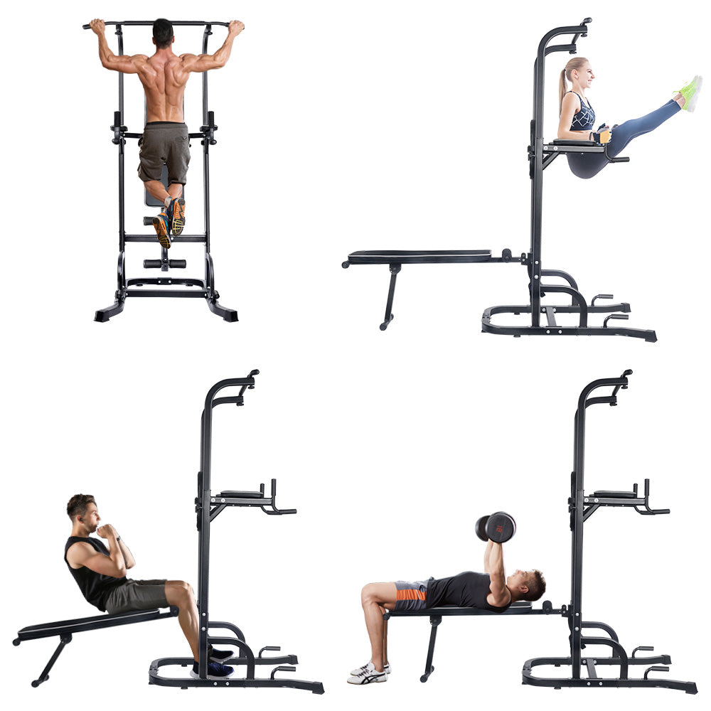 OneTwoFit  Muscle-Building and Body-Sculpting Multi-Function Power Tower  OT127