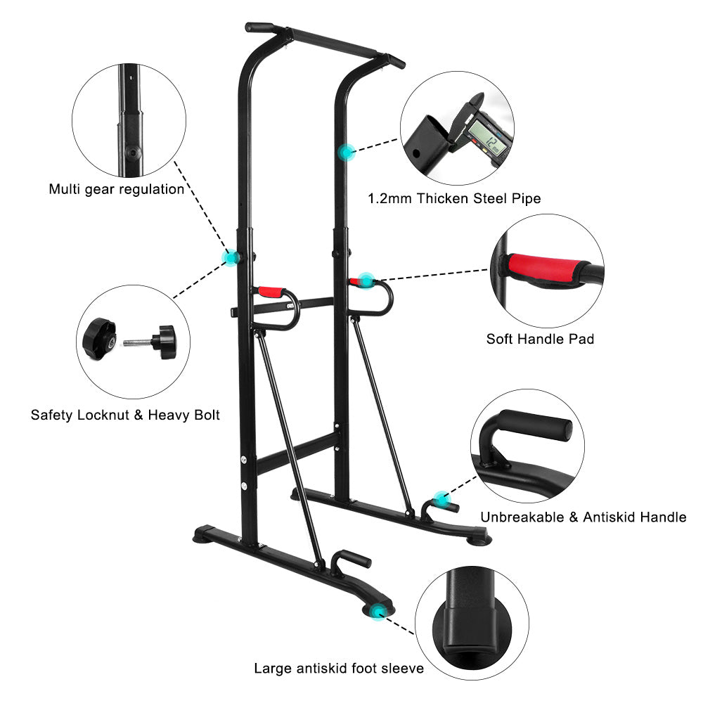 OneTwoFit Muscle Strength Training Multifunctional Power Tower OT130