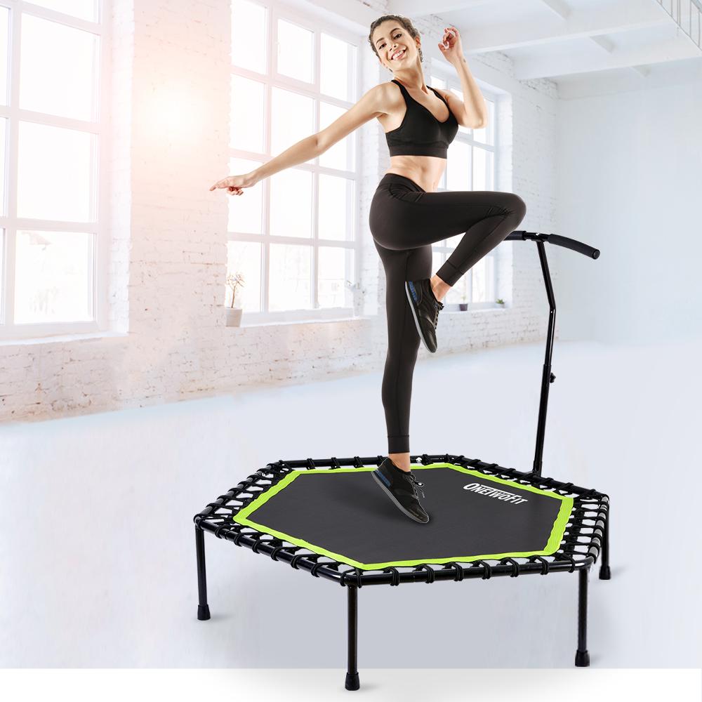Cardio Workout Mini Trampoline Beginner Workout OneTwoFit 48