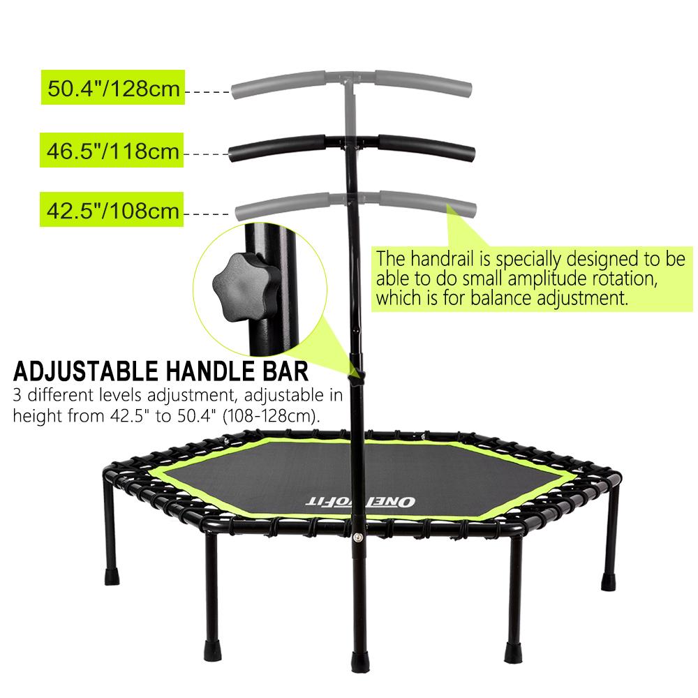 OneTwoFit 48" Silent Mini Trampoline OT064/OT088