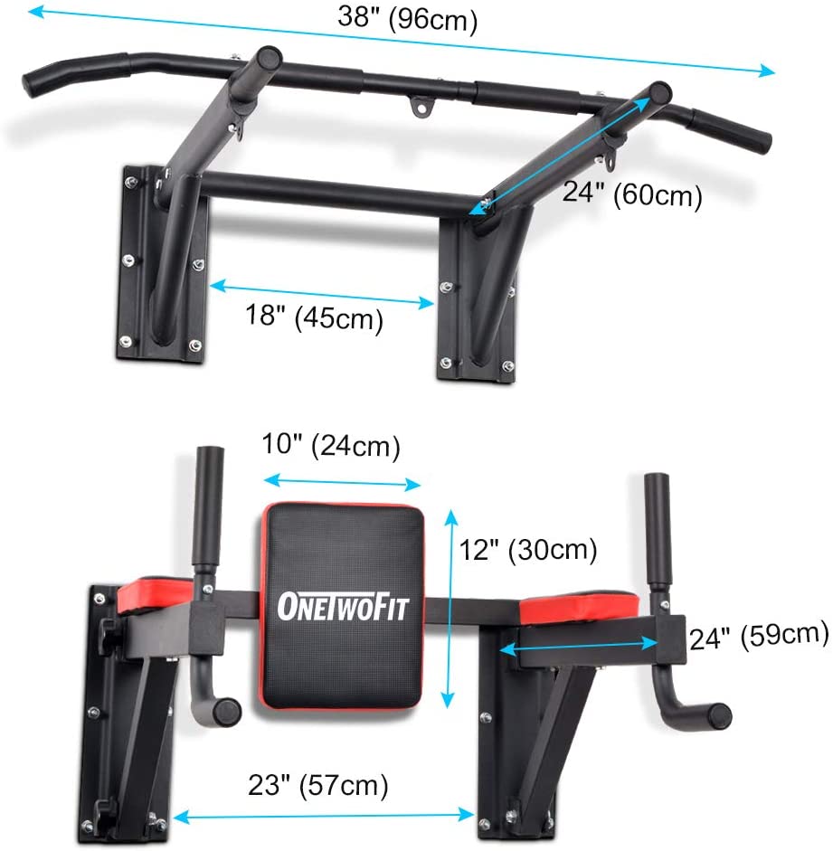 OneTwoFit multifunctional detachable pull-up bar OT076