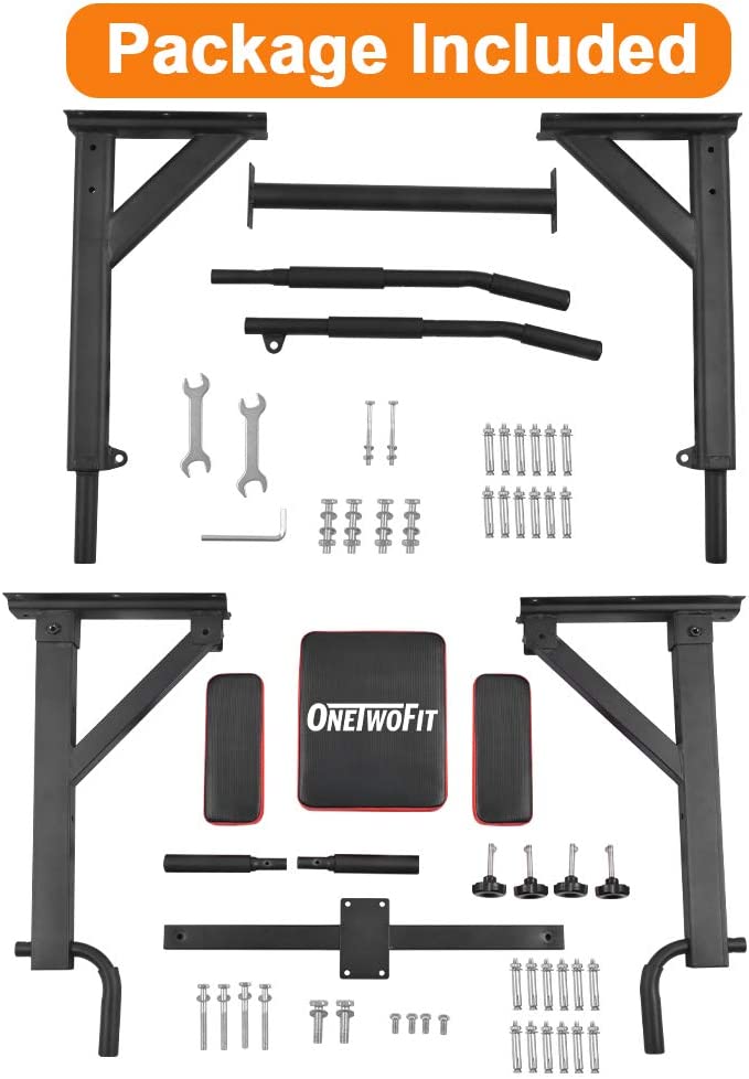 OneTwoFit multifunctional detachable pull-up bar OT076