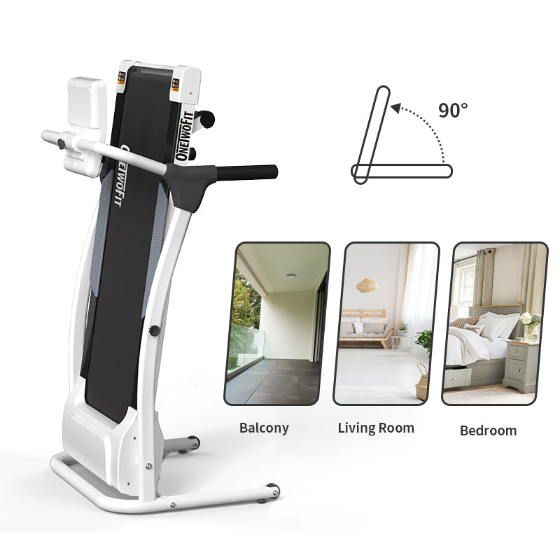 Easy Assemble Folding Treadmill w/ Fat Reduction And LED Display OT324