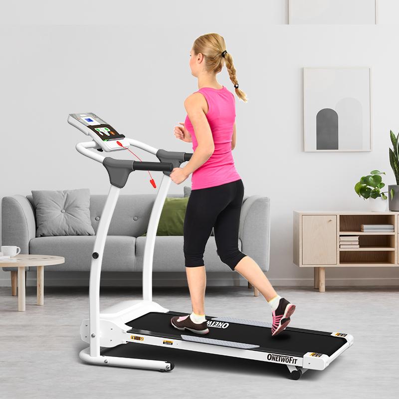 Easy Assemble Folding Treadmill w/ Fat Reduction And LED Display OT324