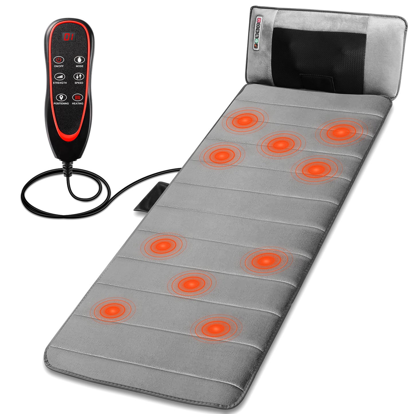 Flannel heating massage cushion for improving sleep and relieving pain and fatigue OT291