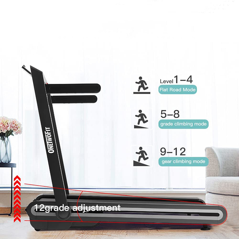 Multifunctional Smart Home Treadmill With Auto Incline And Foldable Wide Deck OT0330